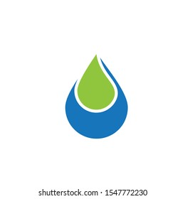 Water drop logo design with modern concept. Oil icon vector illustration