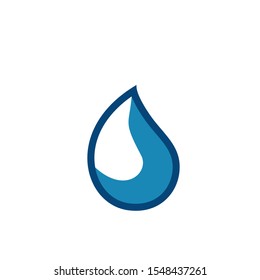 Water drop logo design with modern concept. Oil icon vector illustration
