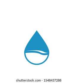 Water drop logo design with modern concept. Oil icon vector illustration