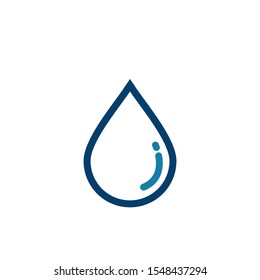 Water drop logo design with modern concept. Oil icon vector illustration