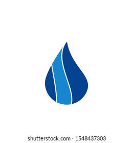 Water drop logo design with modern concept. Oil icon vector illustration