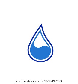 Water drop logo design with modern concept. Oil icon vector illustration