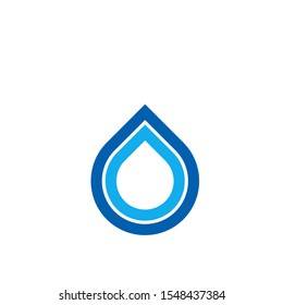 Water drop logo design with modern concept. Oil icon vector illustration