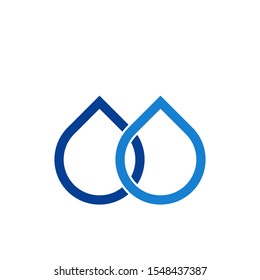 Water drop logo design with modern concept. Oil icon vector illustration