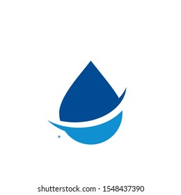 Water drop logo design with modern concept. Oil icon vector illustration