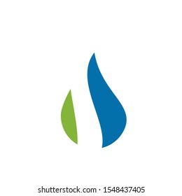 Water drop logo design with modern concept. Oil icon vector illustration
