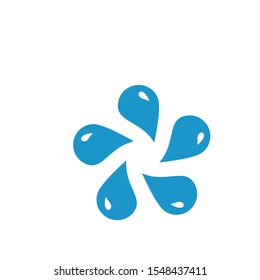 Water drop logo design with modern concept. Oil icon vector illustration