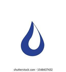 Water drop logo design with modern concept. Oil icon vector illustration