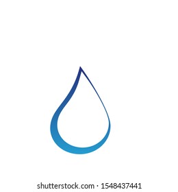 Water drop logo design with modern concept. Oil icon vector illustration
