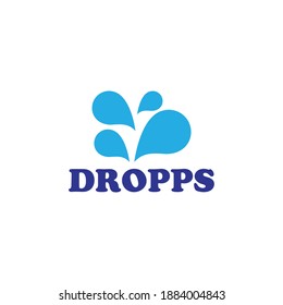 Water Drop Logo Design Simple Modern