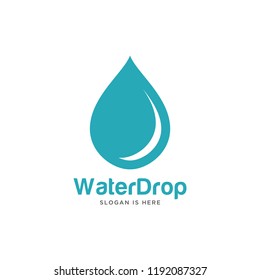 water drop logo design template
