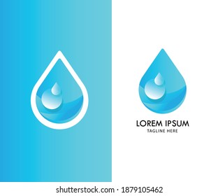 Water Drop Logo design Template