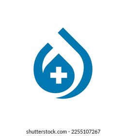 water drop logo design template icon. It can be used in ecological, medical, chemical, food and oil design.
