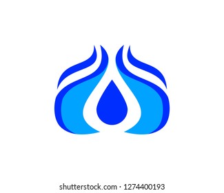 Water Drop Logo Design Vector Template Stock Vector (Royalty Free ...