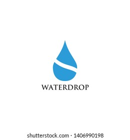 Water drop logo design vector template