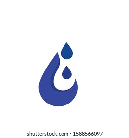 Water drop Logo design vector template. Natural Mineral Aqua icon. Waterdrop liquid Oil Logotype concept icon
