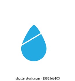 Water drop Logo design vector template. Natural Mineral Aqua icon. Waterdrop liquid Oil Logotype concept icon
