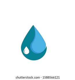 Water drop Logo design vector template. Natural Mineral Aqua icon. Waterdrop liquid Oil Logotype concept icon
