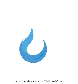 Water drop Logo design vector template. Natural Mineral Aqua icon. Waterdrop liquid Oil Logotype concept icon
