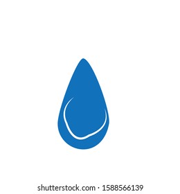 Water drop Logo design vector template. Natural Mineral Aqua icon. Waterdrop liquid Oil Logotype concept icon
