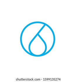 water drop logo design vector template sign icon