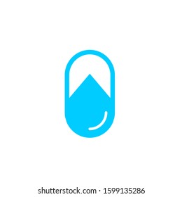 water drop logo design vector template sign icon