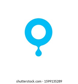 water drop logo design vector template sign icon