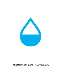 water drop logo design vector template sign icon