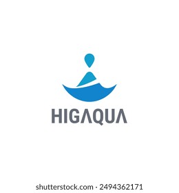 Water Drop Logo Design vector illustration. Minimal and Modern Water Logo Design for Business