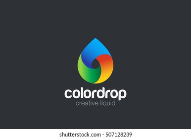 Water Drop Logo Design Vector Template Stock Vector (Royalty Free ...