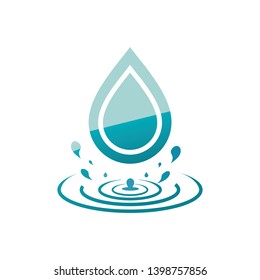 water drop Logo. water droplet icon. illustration element vector