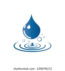 water drop Logo. water droplet icon. illustration element vector