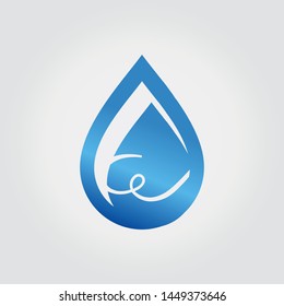 water drop Logo. water droplet icon. natural water droplet. illustration element vector