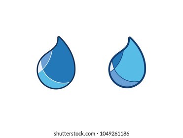 Water Drop Logo Icon