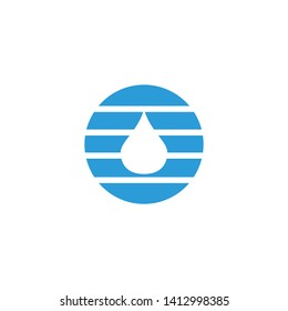 Water drop logo icon design vector template
