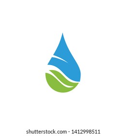 Water drop logo icon design vector template