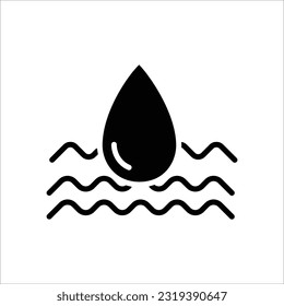 Water drop logo and icon set vector, water drop symbol on white background.
