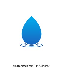 Water drop logo or icon vector design template