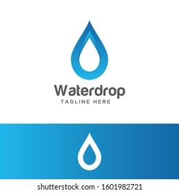 Water Drop Logo and Icon Vector Template