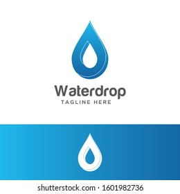 Water Drop Logo and Icon Vector Template