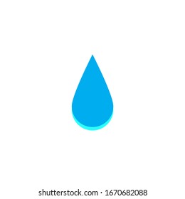 water drop Logo Icon  vector illustration Design