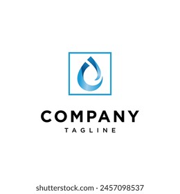 Water Drop Logo Icon Vector Template.eps