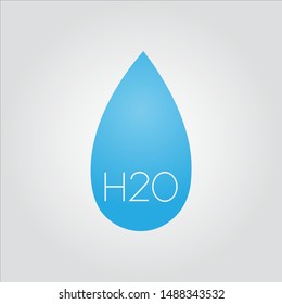Water drop logo, icons, vector template symbol badge