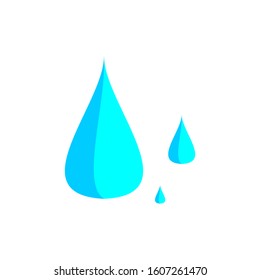 Water drop logo, icons, vector template symbol 