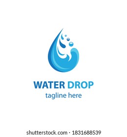 Water drop logo images illustration design