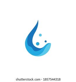 Water drop logo images illustration design