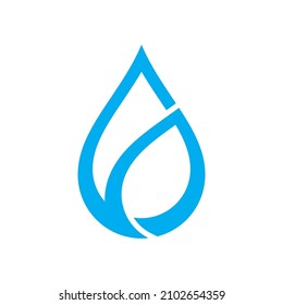 Water drop logo images illustration design