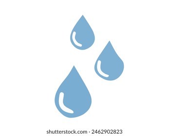 logotipo de gota de agua aislado sobre fondo blanco, agua