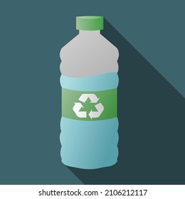 Water drop logo, minimalist illustration of liquid.