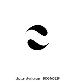 Water drop logo with N letter.N letter water drop logo
